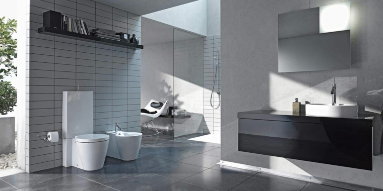 idees salle de bain meuble contemporain toilette 