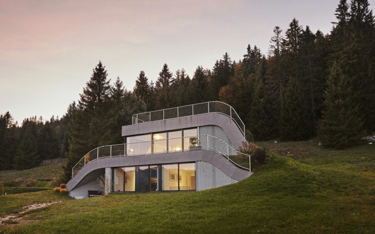 photo toiture maison moderne