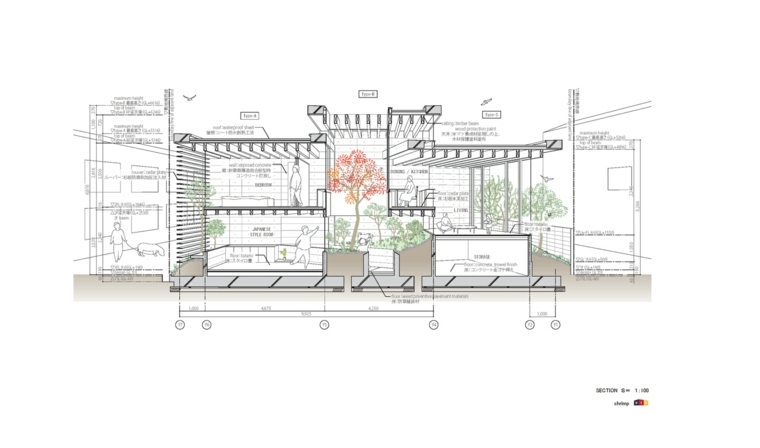 plans maison design asiatique