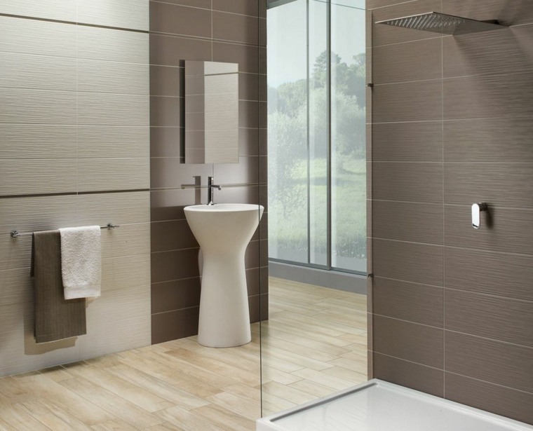 carreaux salle de bain avec douche italienne decor