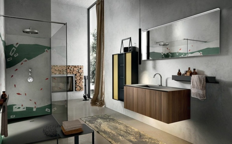 salle de bain avec douche italienne idées de decoration