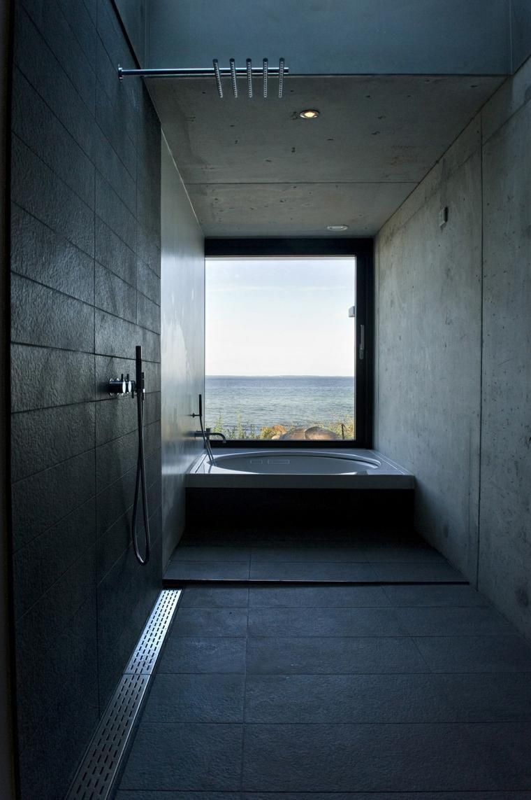 mur salle de bain sol revetement béton ciré 