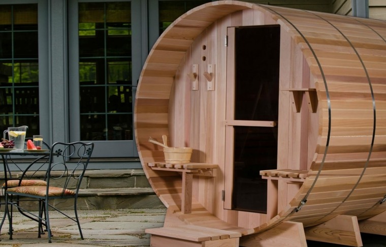 sauna exterieur idee design original
