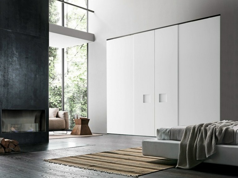 armoire design moderne tecnopolis moderne tapis de sol beige marron idée aménagement chambre