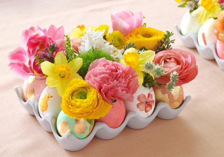 paques acitivites manuelles idees decorations florales