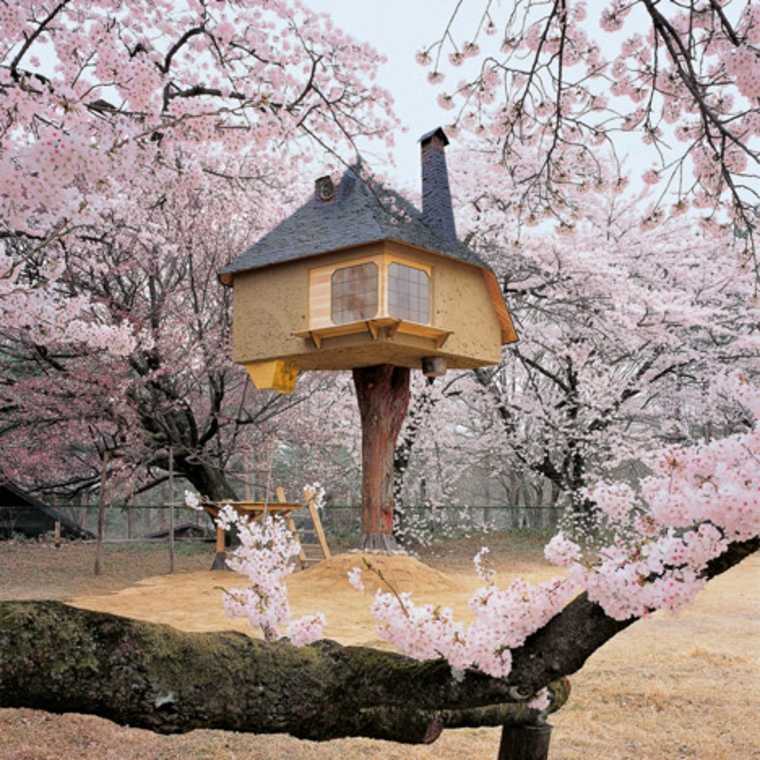 jardin japonais cabane en bois idée aménager 