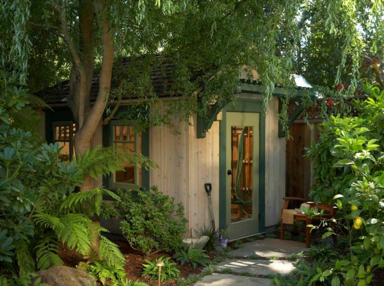 cabane de jardin en bois abri bois exterieur