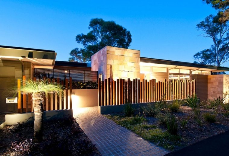 clôtures de jardin moderne maison