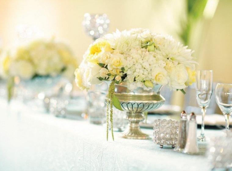 décoration table mariage elegante idees 