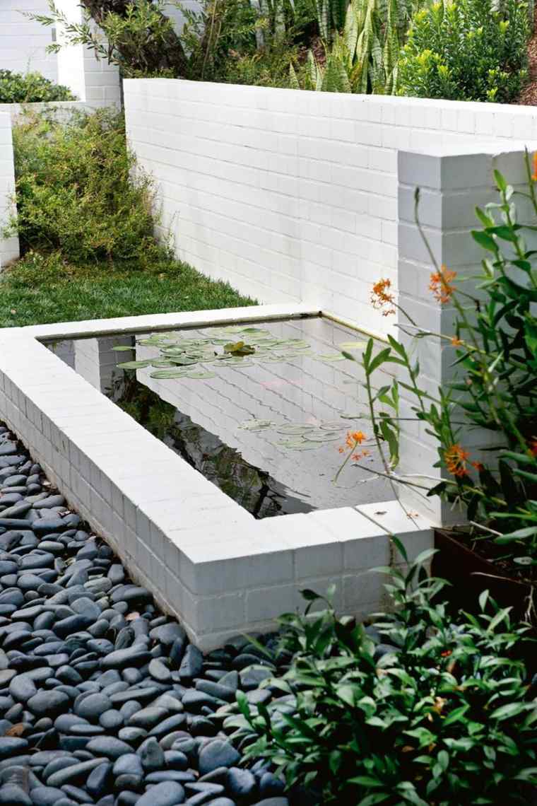 déco jardin zen etang eau moderne