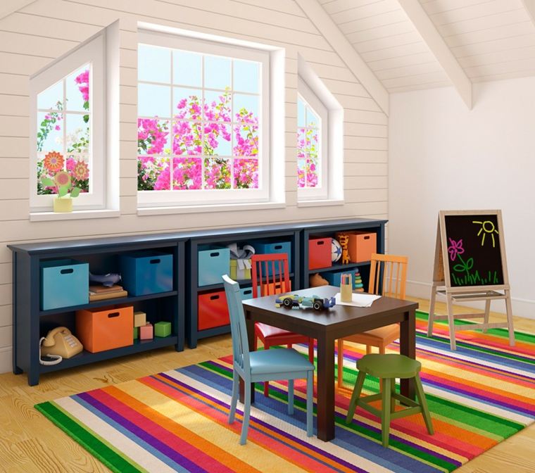 idées en images pour meuble de rangement de chambre d'enfant jeux salle idées