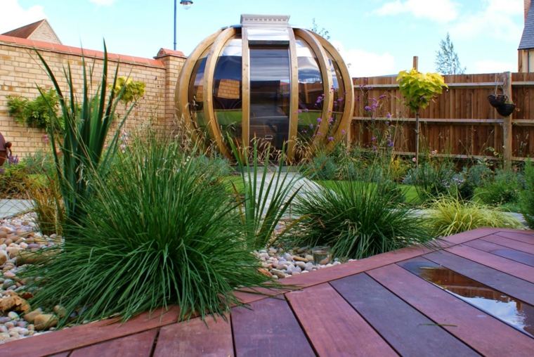 jardin design moderne contemporain