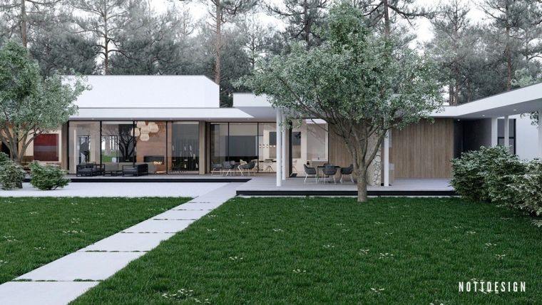 maison toit plat design exterieur moderne