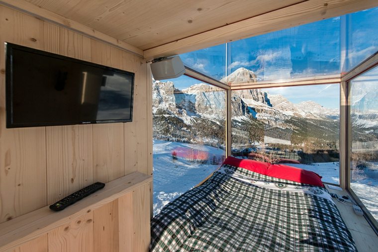 nuits insolites idee chambres hotel cabane montagne