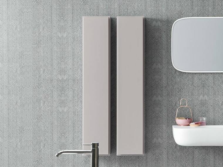 idees meuble de rangement salle de bain portes