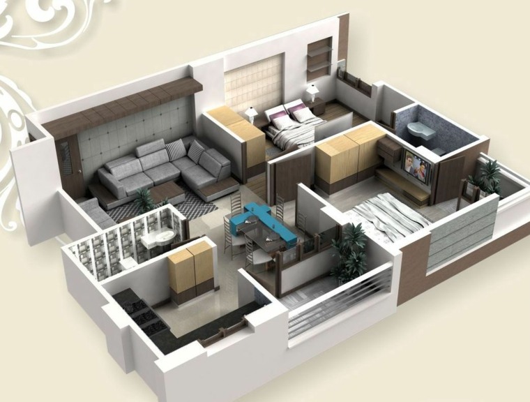 plan appartement 3d