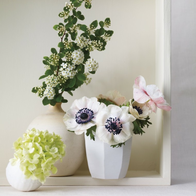 décoration printemps bouquet fleurs idée vase