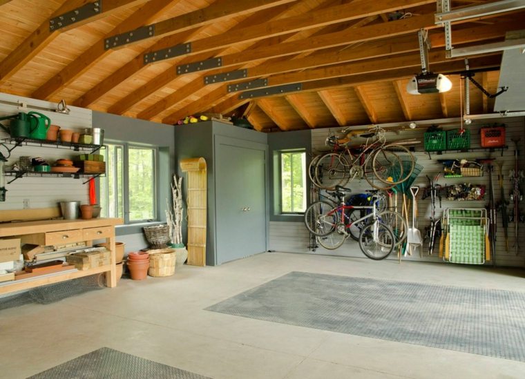 rangement garage idee meuble gain de place