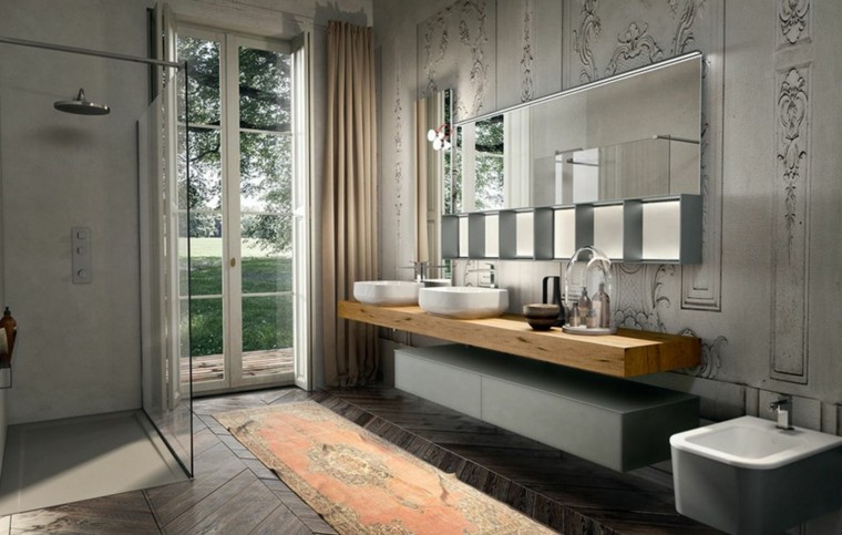 salle-de bain italienne design vintage luxe