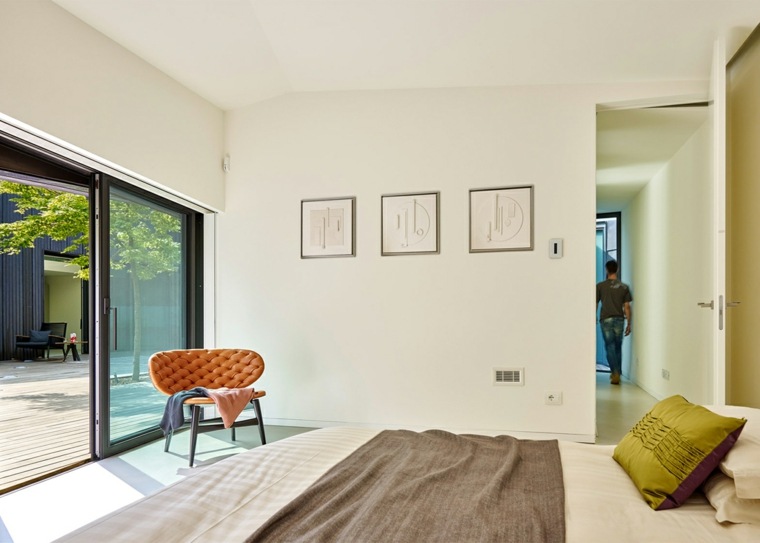 intérieur moderne design villa déco chambre mur