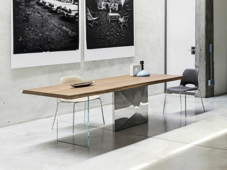 table salle à manger verre meuble deco design