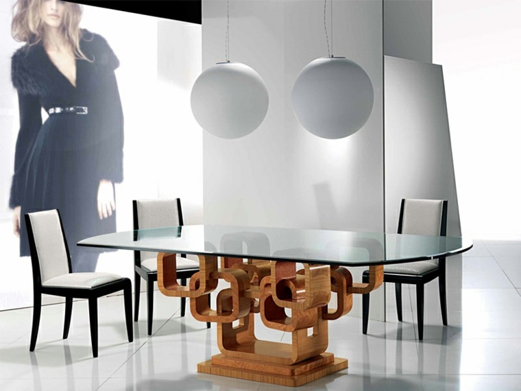 idee tables contemporaines salle a manger design