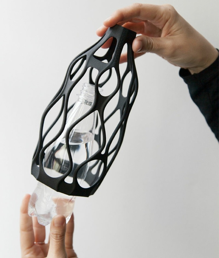 vases design impression 3D tendance vase moderne récup bouteille plastique