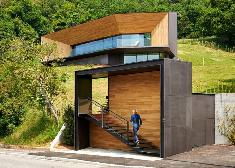 villa design contemporain architecture design moderne maison bois alpes villa