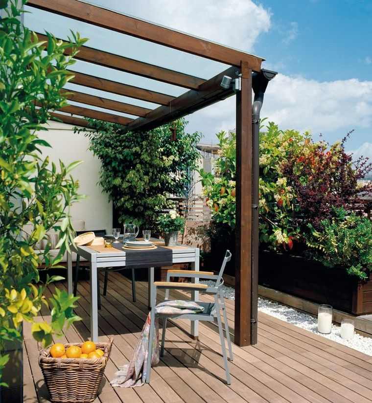 idee aménagement petit jardin bois decoration terrasse