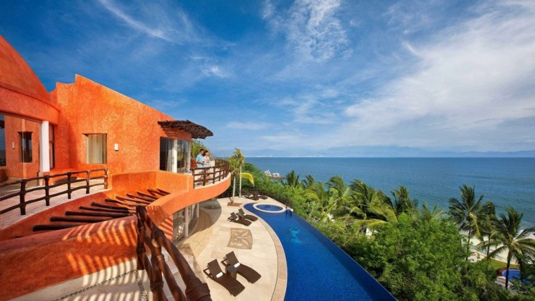 maison mexique design vacances piscine casa mariposa 
