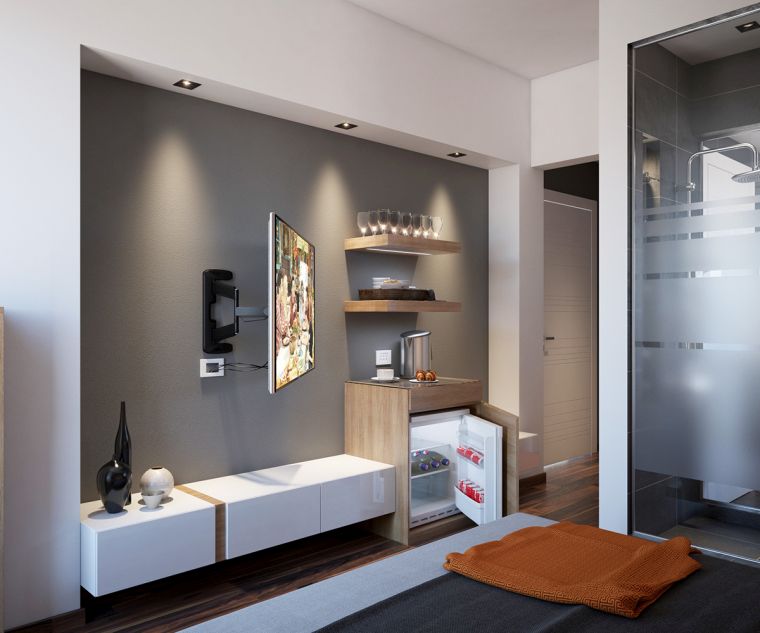 chambre de luxe design mobilier moderne