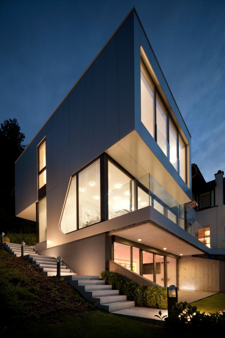 eclairage design moderne terrasse amenagement exterieur