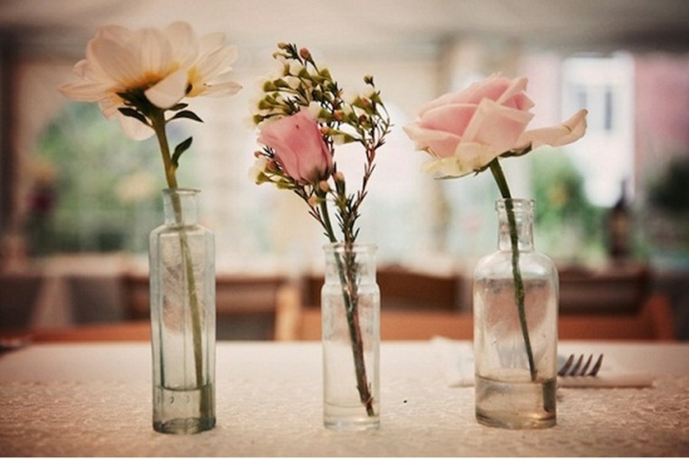 idée mariage original déco vintage fleurs bouquet idée roses 