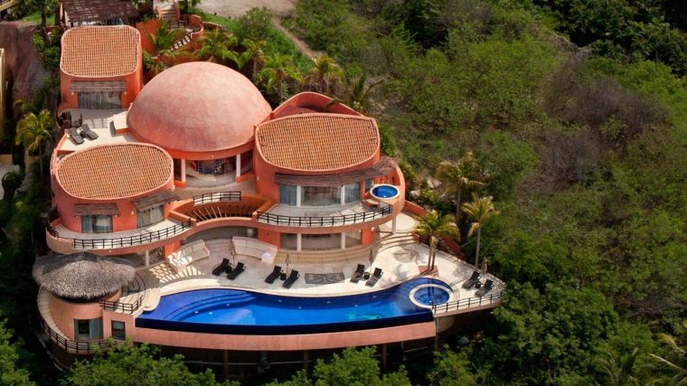 maison architecture moderne design piscine mexique maison privée 