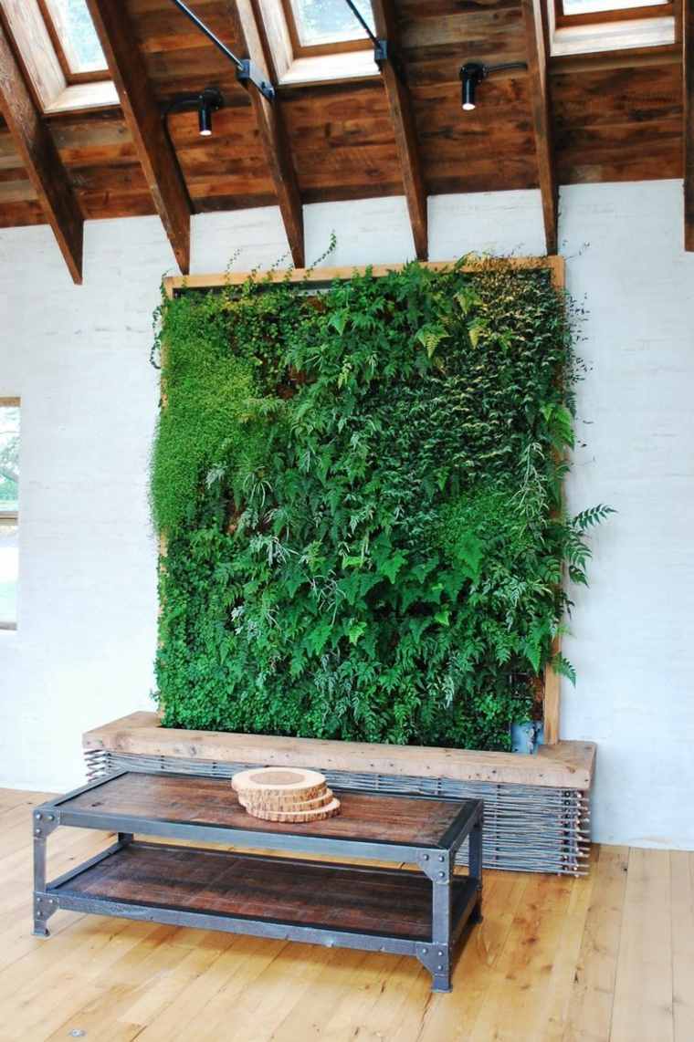 mur vegetal interieur touche fraicheur