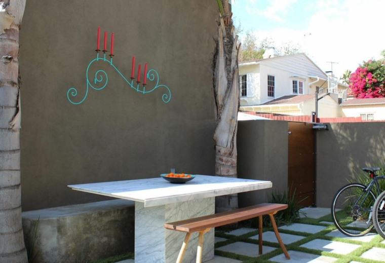 objet design mur jardin exterieur terrasse