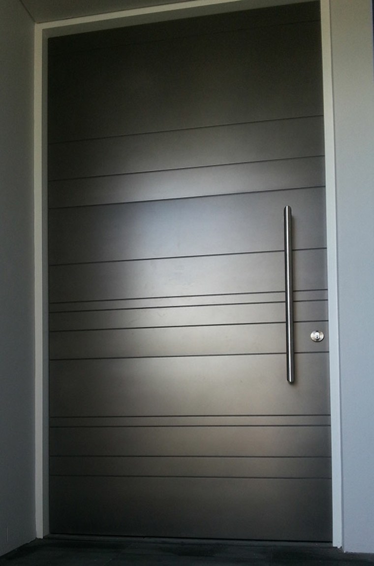 portes d'entrée design moderne intérieur minimaliste 
