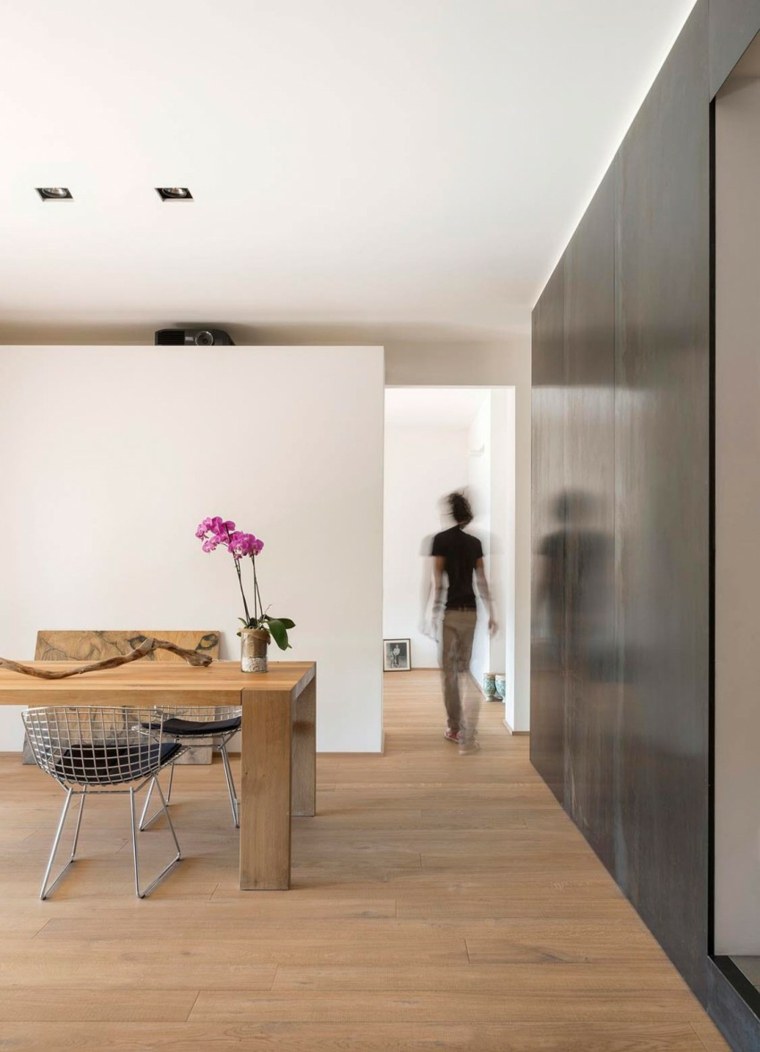 appartement design architecture moderne table bois 