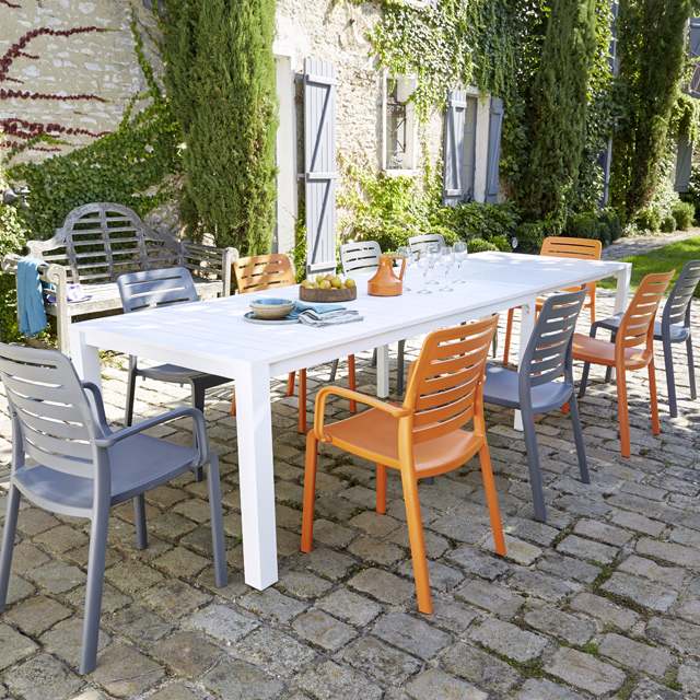 table coin repas jardin exterieur meubles castorama