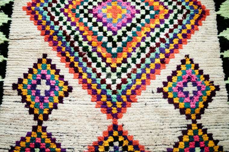 tapis de sol berbère déco idée kilim design 