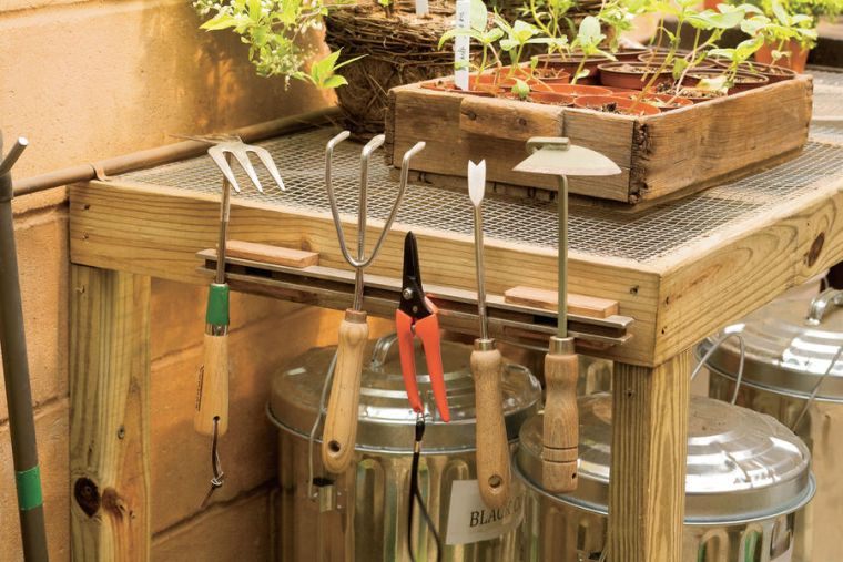 astuces rangements malins jardinage exterieur outils