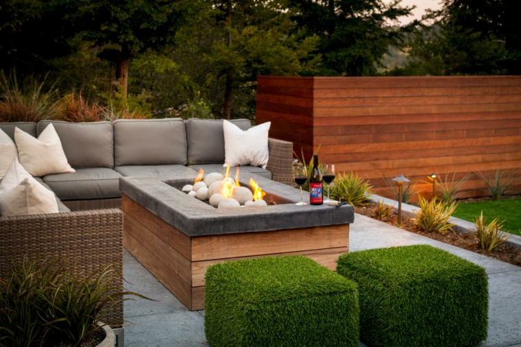 idées jardin design foyer exterieur meuble salon