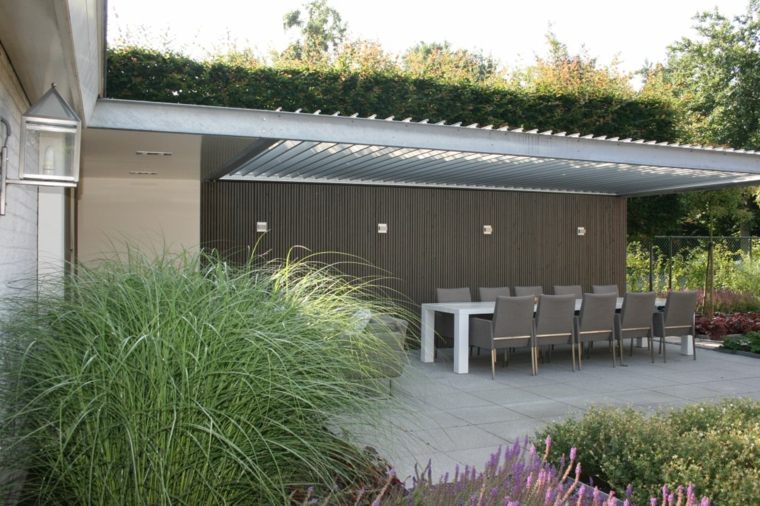photo jardin payser deco terrasse moderne 