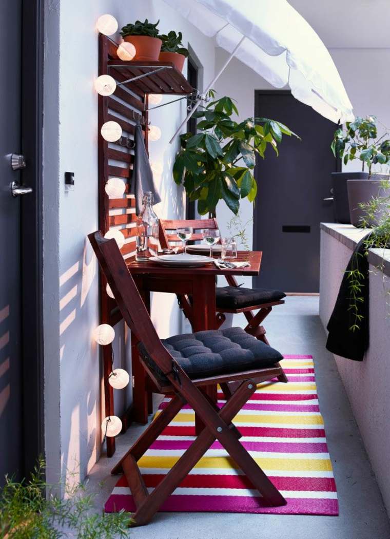 luminaire extérieur design balcon guirlande moderne