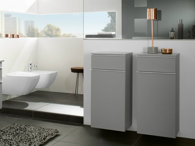 meuble pour salle de bain suspendu toilettes design