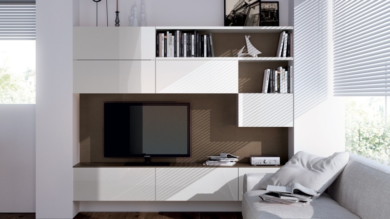 idée déco salon ambiance zen mobilier design blanc moderne
