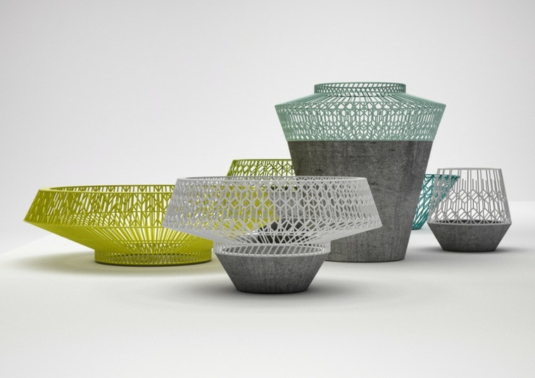 déco vase design vase 3D salon moderne déco