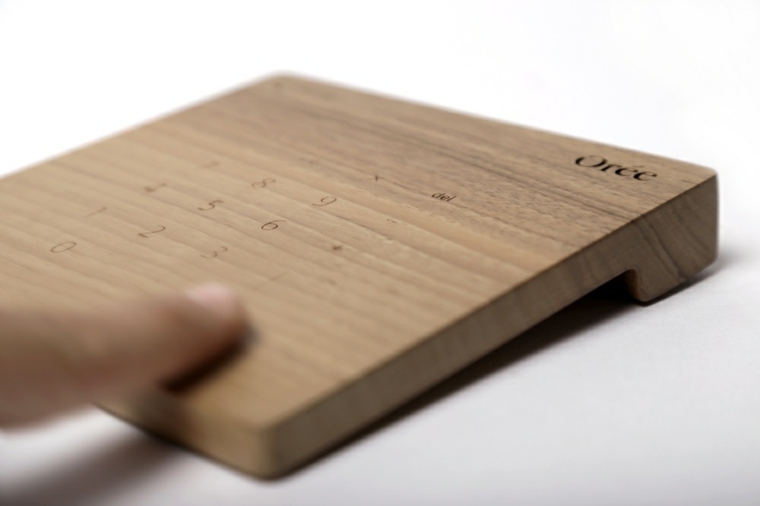 trackpad bois dsign orée moderne innovation bois