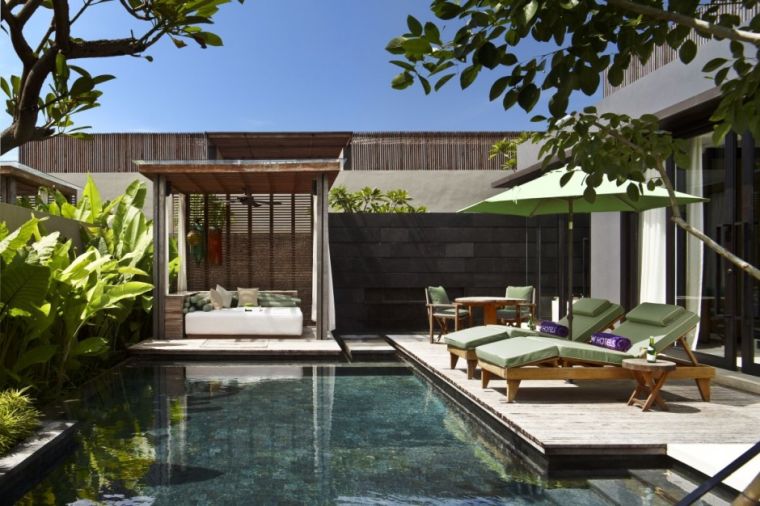pergola moderne idee piscine decoration terrasse