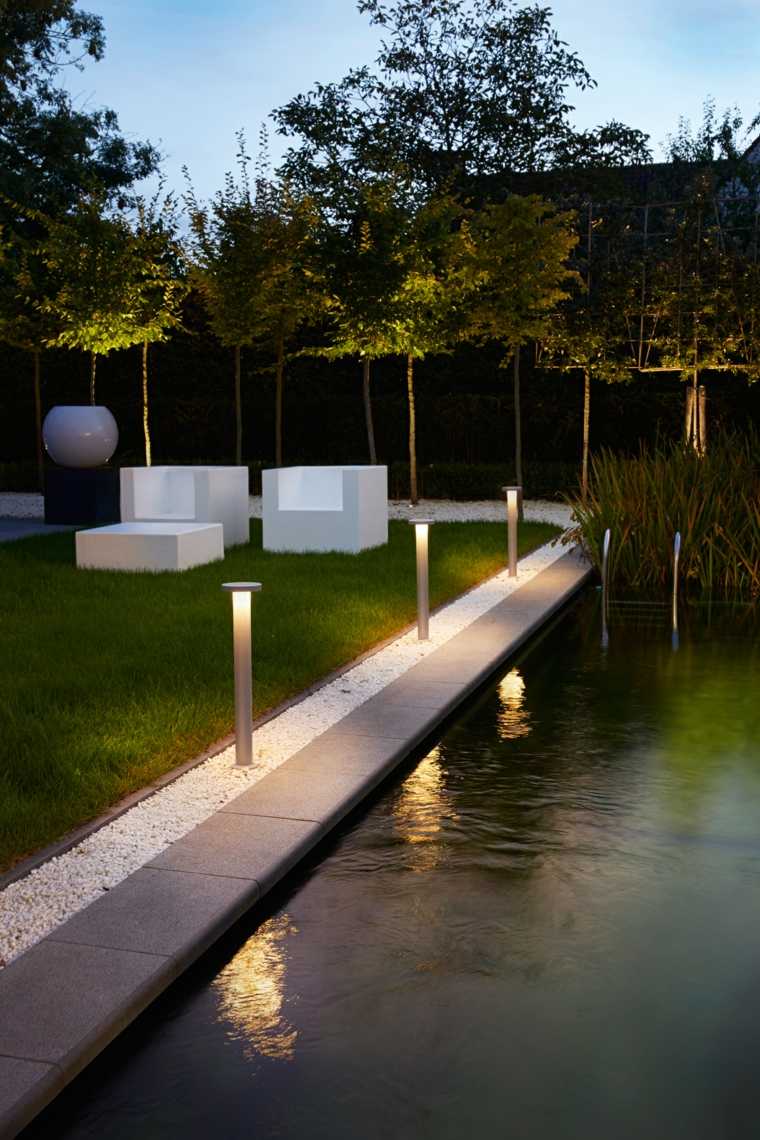photo piscine jardin moderne amenagement paysager exteireur